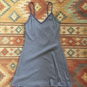 BDG Strappy-Back Ribbed Knit Mini Dress